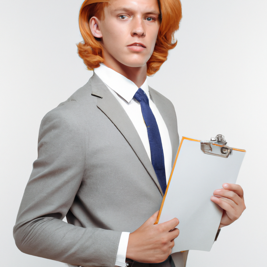 Muž v obleku, business style